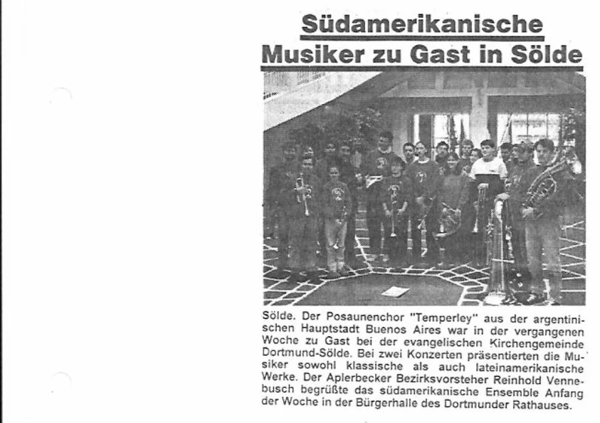 «Südamerikanische Musiker zu Gast in Sölde»