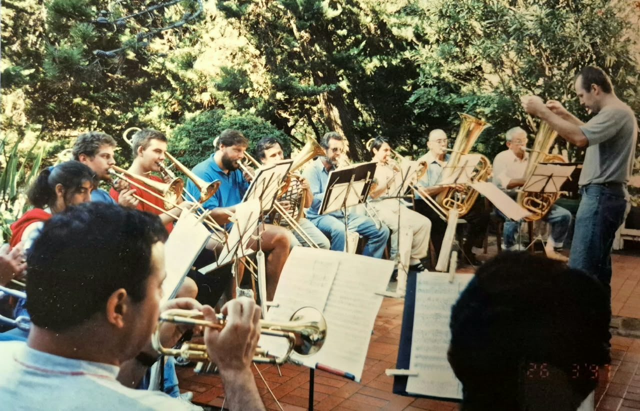 Ballester y Olivos en Villa Gesell (Abril de 1997)
